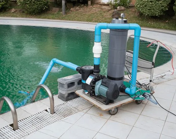 swimming pool pump installation